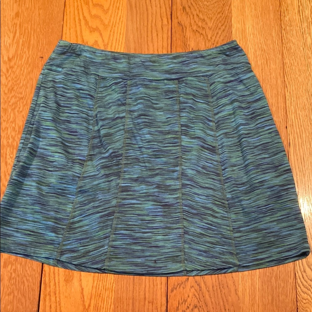 Aventura Blue A-Line Mini Skirt for Casual Wear